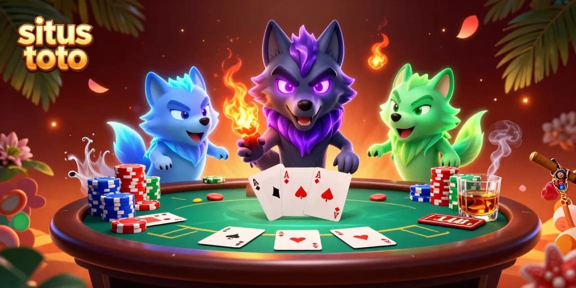 Menghadirkan situs toto yang penuh energi dengan serigala hantu dan elemen poker yang mendebarkan.