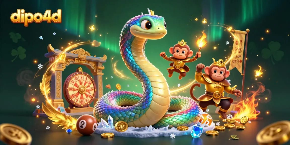 Engage with thrilling dipo4d lottery experiences featuring a vibrant 3D illustration.