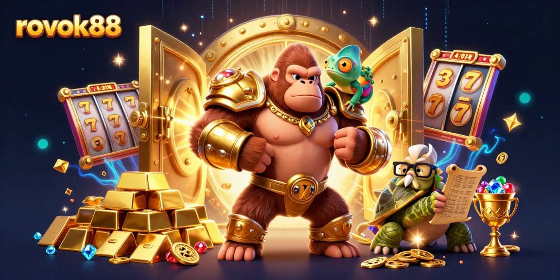 Experience thrilling adventures with rokok88 as the gorilla king leads the way to jackpot wins.
