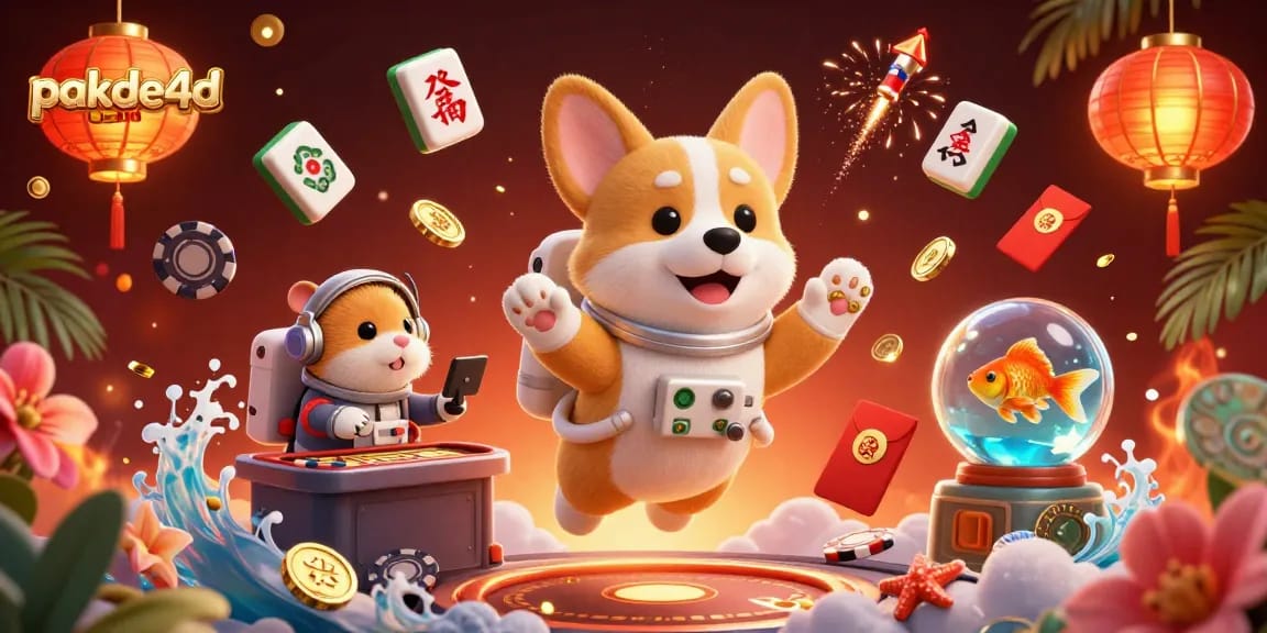 Engage with the thrilling experience of Pakde4D's online gaming adventure in a dynamic space casino.