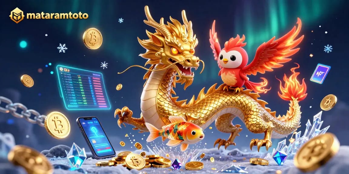 Mainkan mataramtoto dengan naga emas menyerang jackpot slot dalam suasana 3D yang magis.