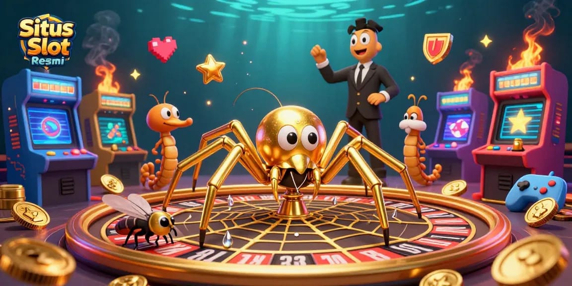 Menangkan hadiah menarik di Situs Slot Resmi dengan suasana kasino yang magis dan karakter ceria.