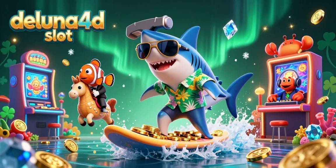 Engage with the thrilling deluna4d slot experience featuring vibrant 3D characters surfacing on gold coins.