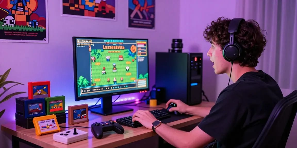 Pengalaman bermain game online lazadatoto dengan suasana klasik dan memorabilia nostalgia.