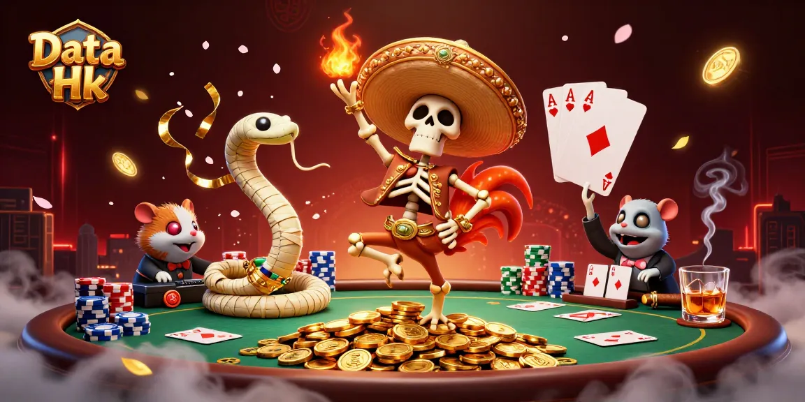 Watch Data Hk unfold with a lively 3D casino scene of characters celebrating big wins!