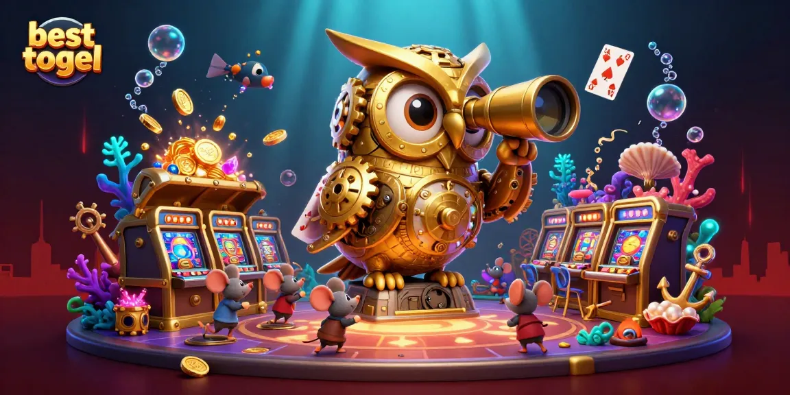 Engage in thrilling gaming at besttogel with a vibrant atmosphere of golden treasures and playful characters.