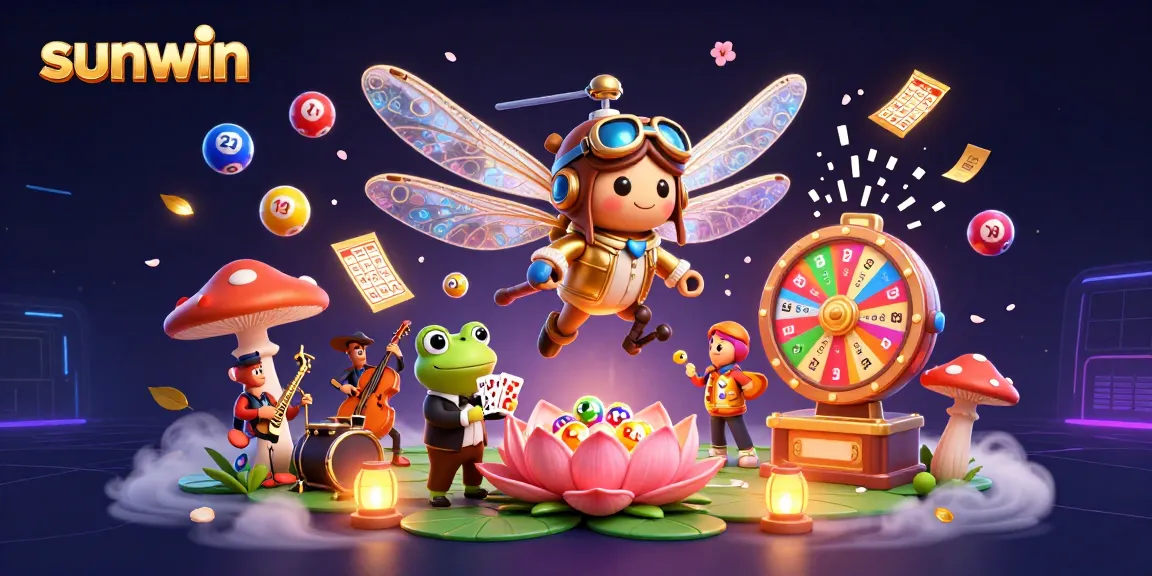 Engage with sunwin's vibrant casino scene featuring lively characters and dynamic game elements.