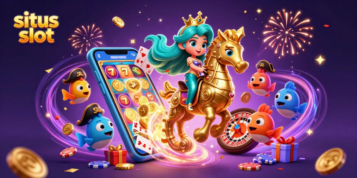 Engage with the interactive slots experience at situs slot, featuring colorful characters and dynamic game elements.